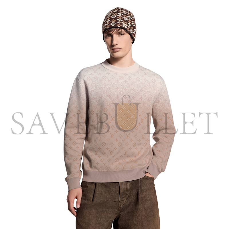 LOUIS VUITTON MONOGRAM LONG-SLEEVED CREWNECK 1AJTXA